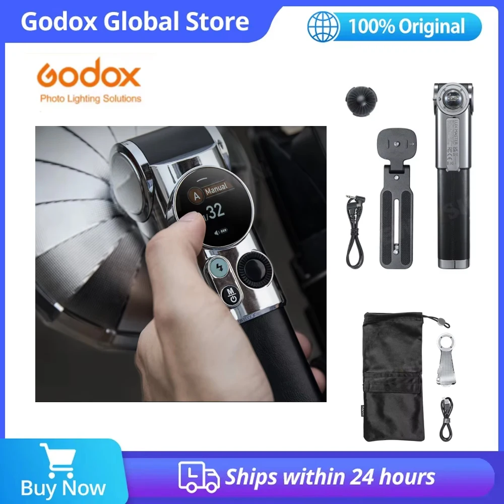 Camera Flash Godox Lux Master Retro Portable For Canon Sony Nikon Fuji Olympus Leica Pentax