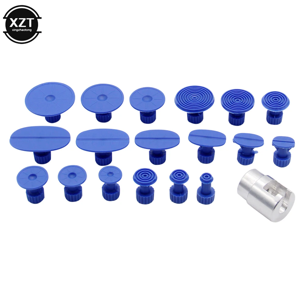 M10 Set Car Aluminum Alloy Dent Repair Puller Head Adapter Screw Tips for Slide Hammer and Pulling Tab M10/M12 and Glue Tabs