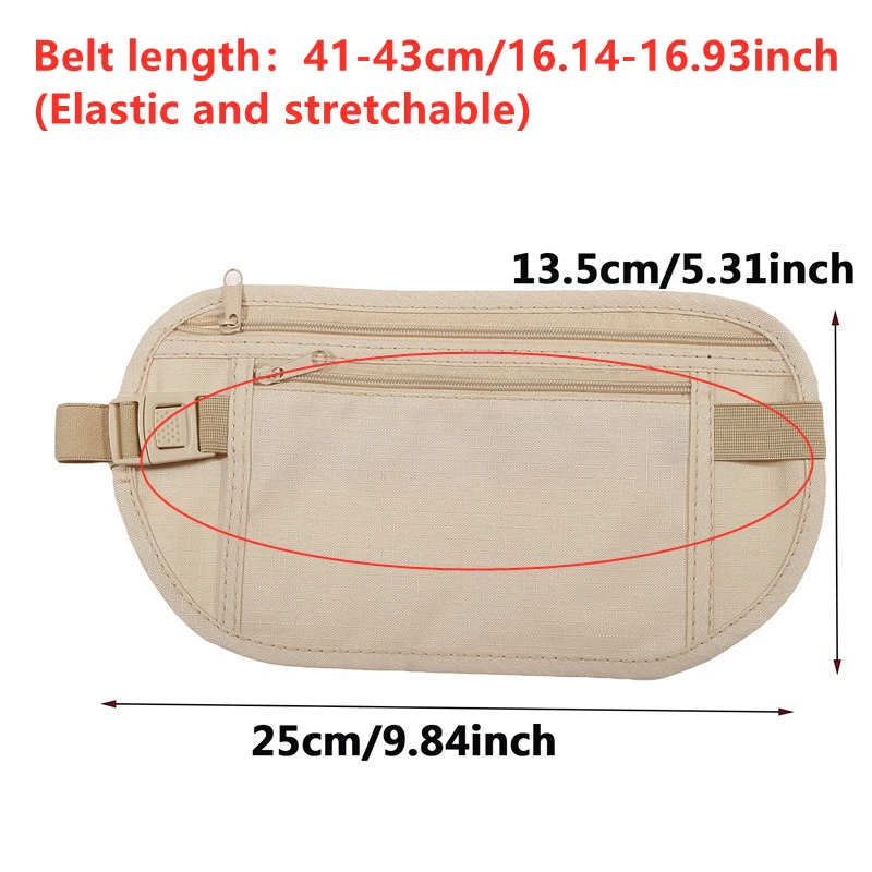 Invisible Travel Waist Bag 6