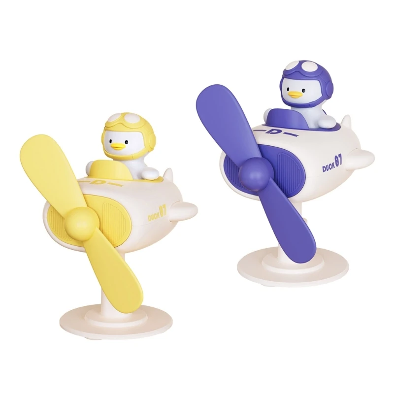 USB 책상 팬 작은 팬 귀여운 작은 노란색 오리 파일럿 모양 개인 공기 냉각기 Dropship
