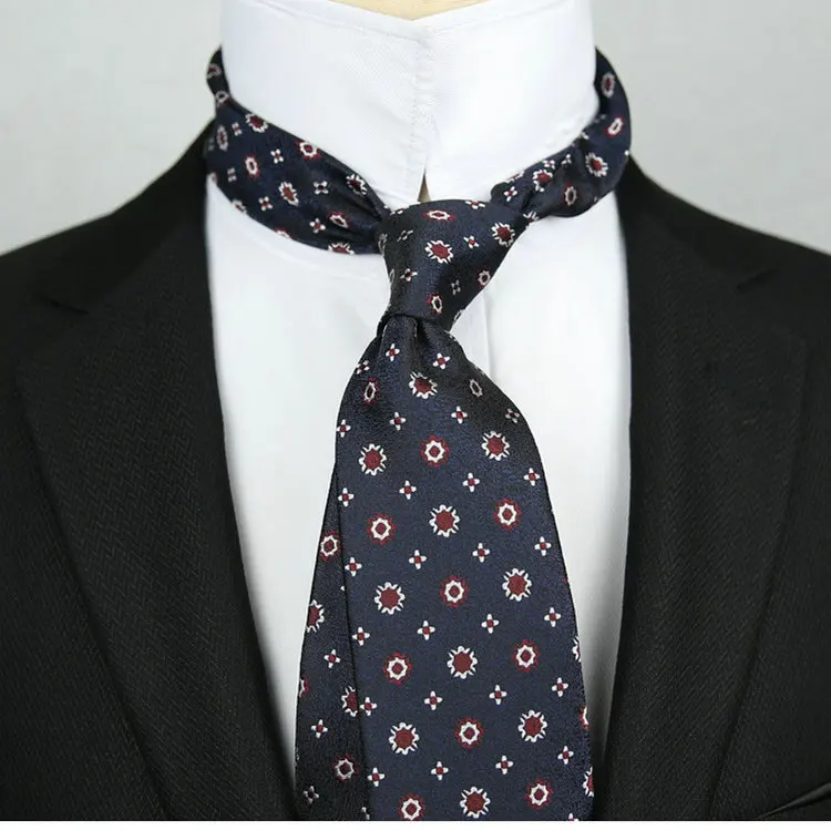 8cm Luxus-Krawatte für Herren Business Jacquard-Krawatte Corbata Vintage Accessoires Bräutigam-Anzüge Formelle Herren-Geschenke Krawatten – Detail 17