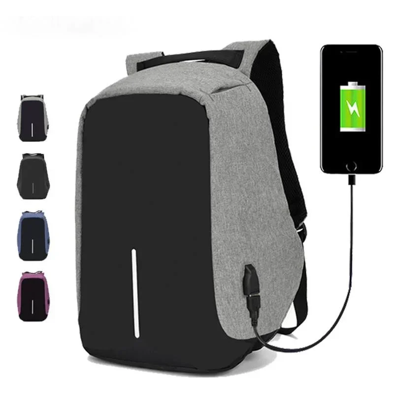 Anti-Theft Laptop Backpack 15.6” Waterproof Travel Motorcycle Business Bag