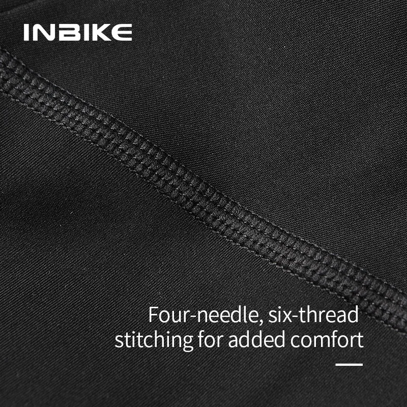 INBIKE Men Cycling Pants Winter Thermal Fleece Cycling Trousers For Men Windproof Long Bike Pants Road Bike Warm