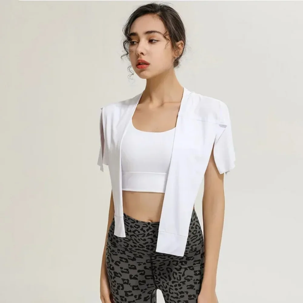 Gym Skirt Wrap Covering Buttocks Workout Fitness Wear Dance Ballet Skirts for Women Sport Yoga