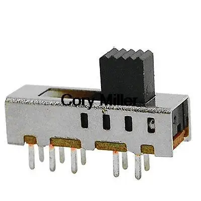 DC 50V 0.3A 10 핀 PCB 4 위치 DP4T 2P4T 미니 슬라이드 스위치 ..