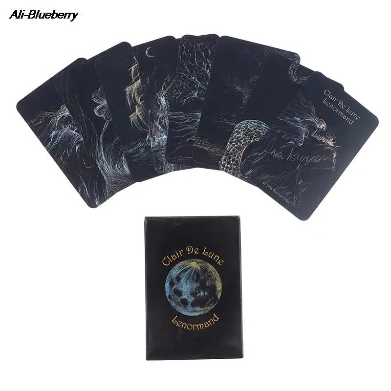 

New Clair de lune lenormand Tarot Cards Fate Divination Board Game For Adult Children Party Toys