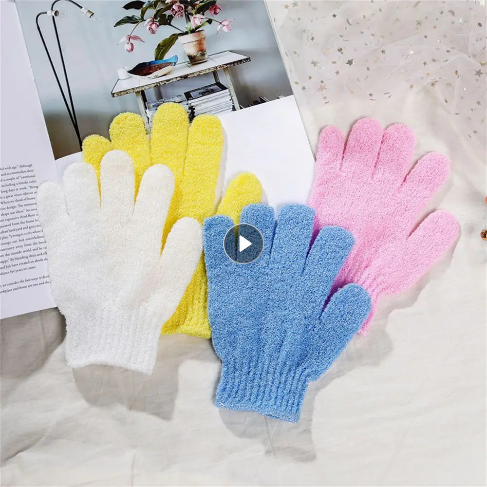 Five Fingers Bath Gloves Household Shower Towel Scrub Body Wash Children Home Supply Elastic Wipe Back Bathing Cleaning Gloves cleaning gloves