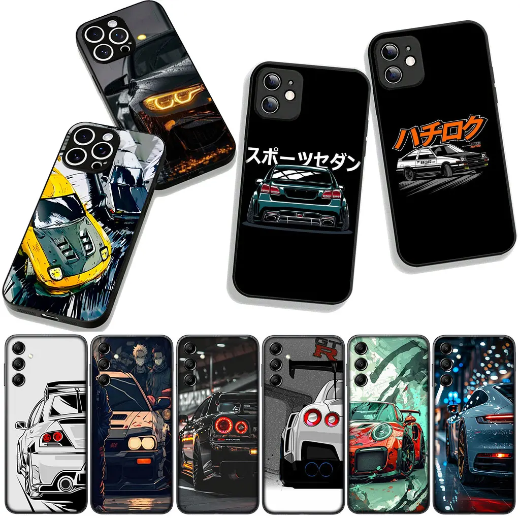 Supercar Calipers and Taillights Design Phone Case Cover