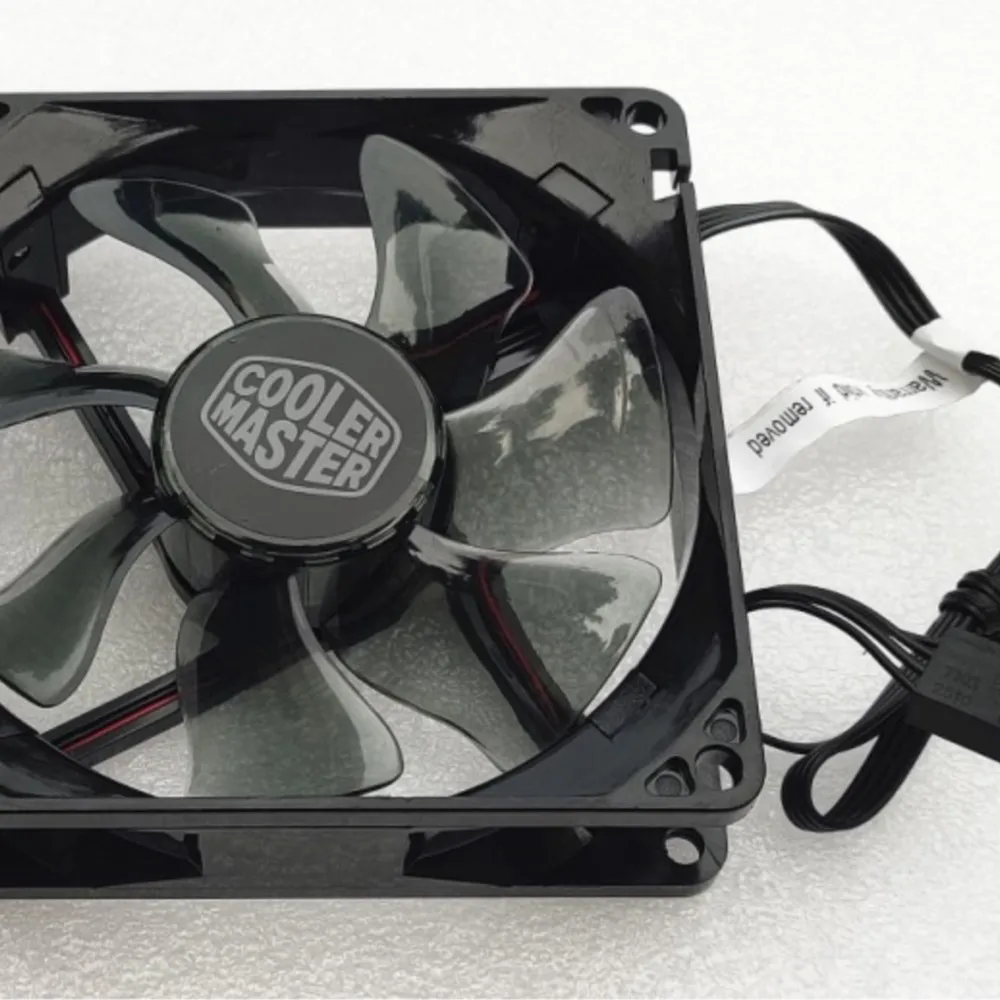 신제품 DF0922512RFHN 9cm 팬 12V 0.26a 4-와이어 속도 제어 Led 적색광 냉각 팬, 9025
