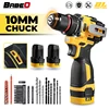 BABEQ 16.8V Brushless Electric Drill 80NM 2 IN 1 Cordless Drill 10MM Chuck Mini Electric Screwdriver Tools Lithium Ion Battery 1