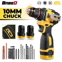 BABEQ 16.8V Brushless Electric Drill 80NM 2 IN 1 Cordless Drill 10MM Chuck Mini Electric Screwdriver Tools Lithium Ion Battery 1