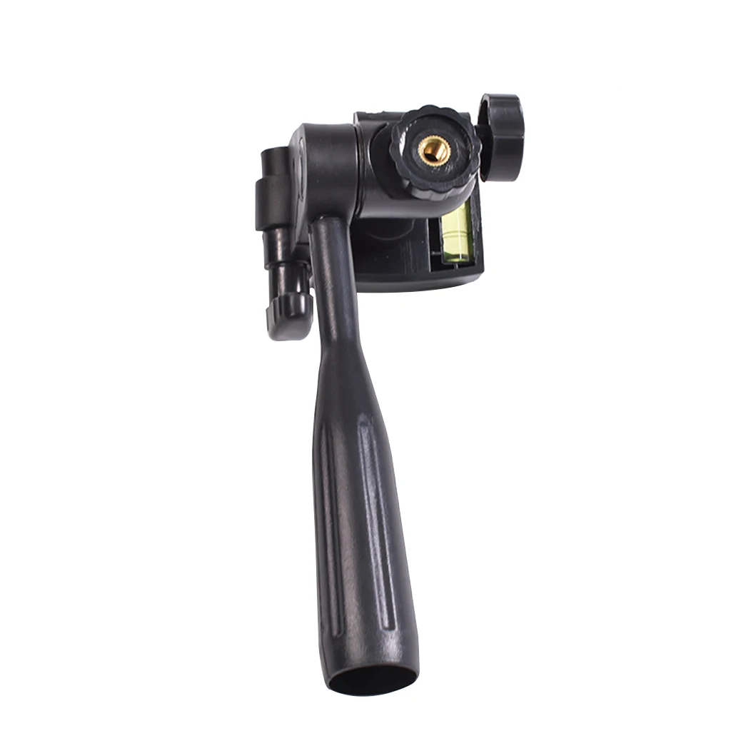 Plastic Laser Level Meter Quick Release Plate Tripod Head Adapter for Video SLR Camera Gimbal Mount Accessories with Handle Grip