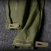 Tactical Waterproof Men Camo Set Soft Shell Fleece Winter Combat Suit Windbreak Warm Multi Pocket Outdoors Training Uniform 5
