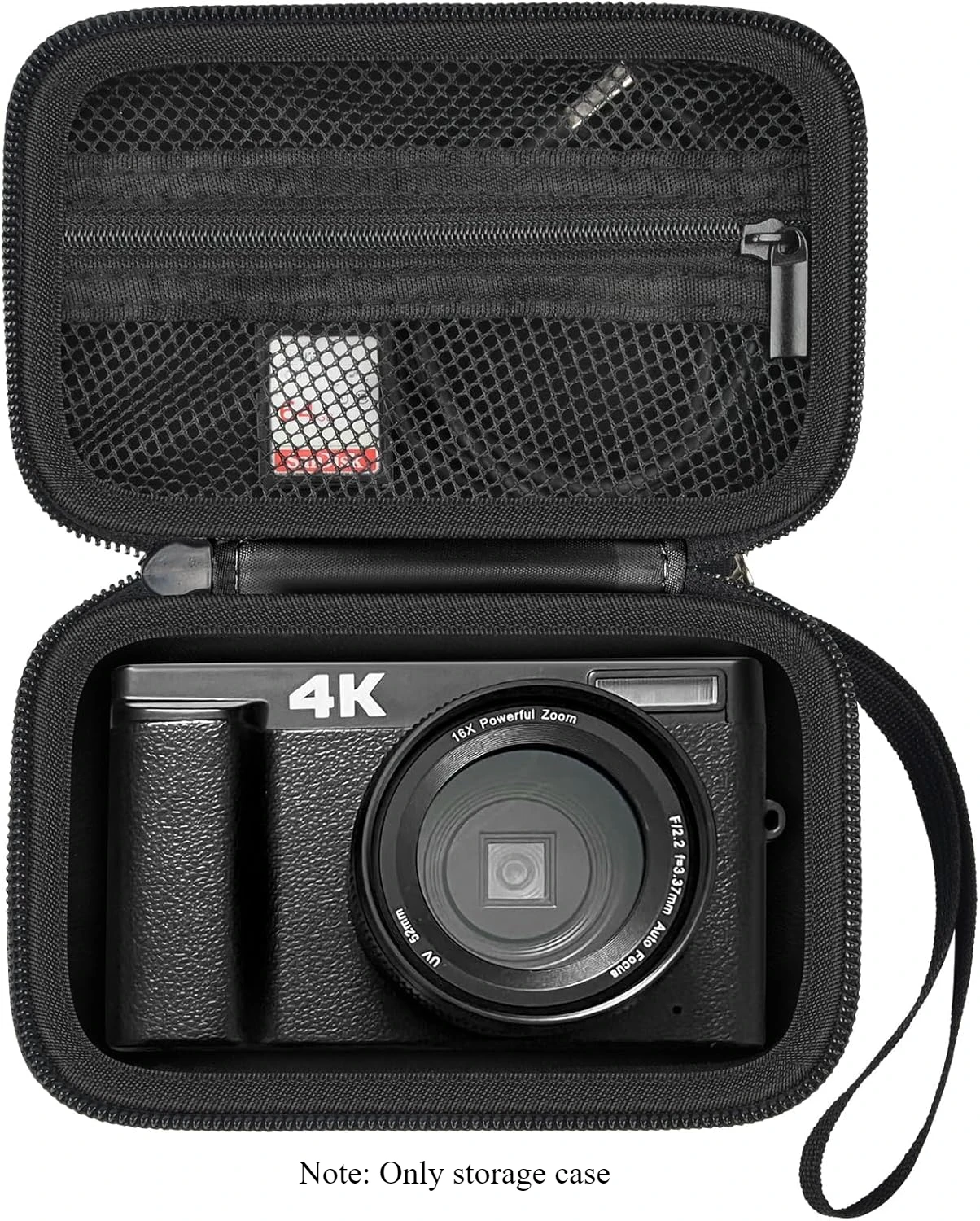 حافظة كاميرا رقمية متوافقة مع TEBNGIHNM لـ Duluvulu لـ Oiadek لـ zheozeig لـ Zostuic لصندوق تسجيل الفيديو Toiauaha 4K فقط