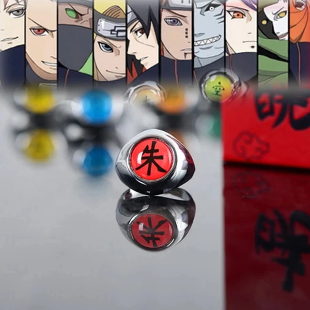 Anime Cosplay Akatsuki Rings With Box Itachi Metal Finger Adult Ninja Props  Accessories Gift | Fruugo SA