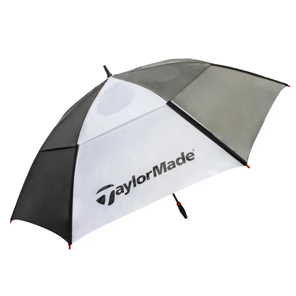 

68-inch Auto Open Vented Golf Umbrella, Black/White