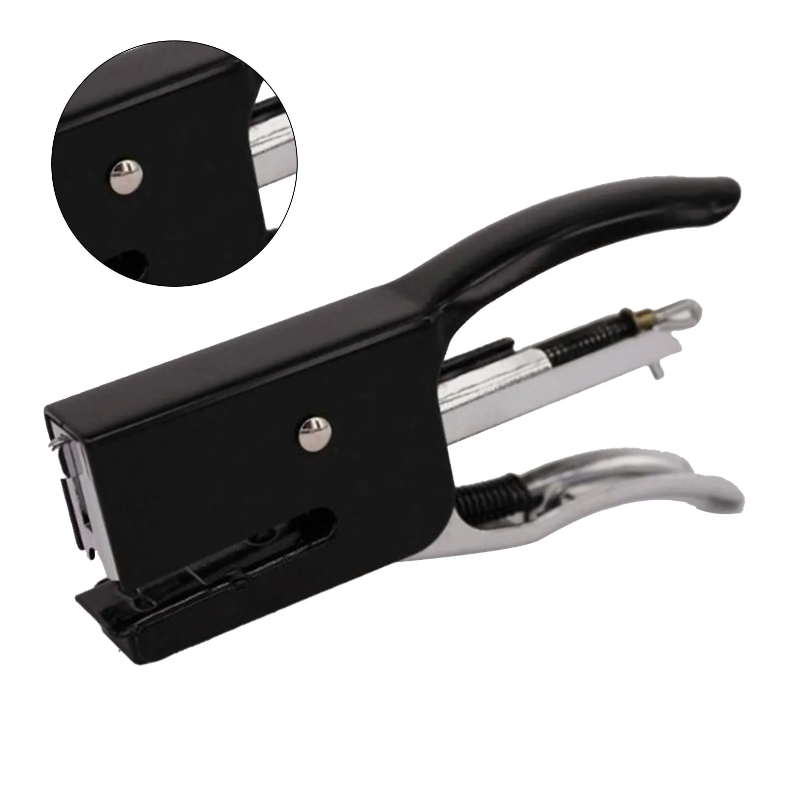 Desktop Stapler Stapler Large Capacity Metal Desktop Handheld Paper Stapler Tool for Office School - 4