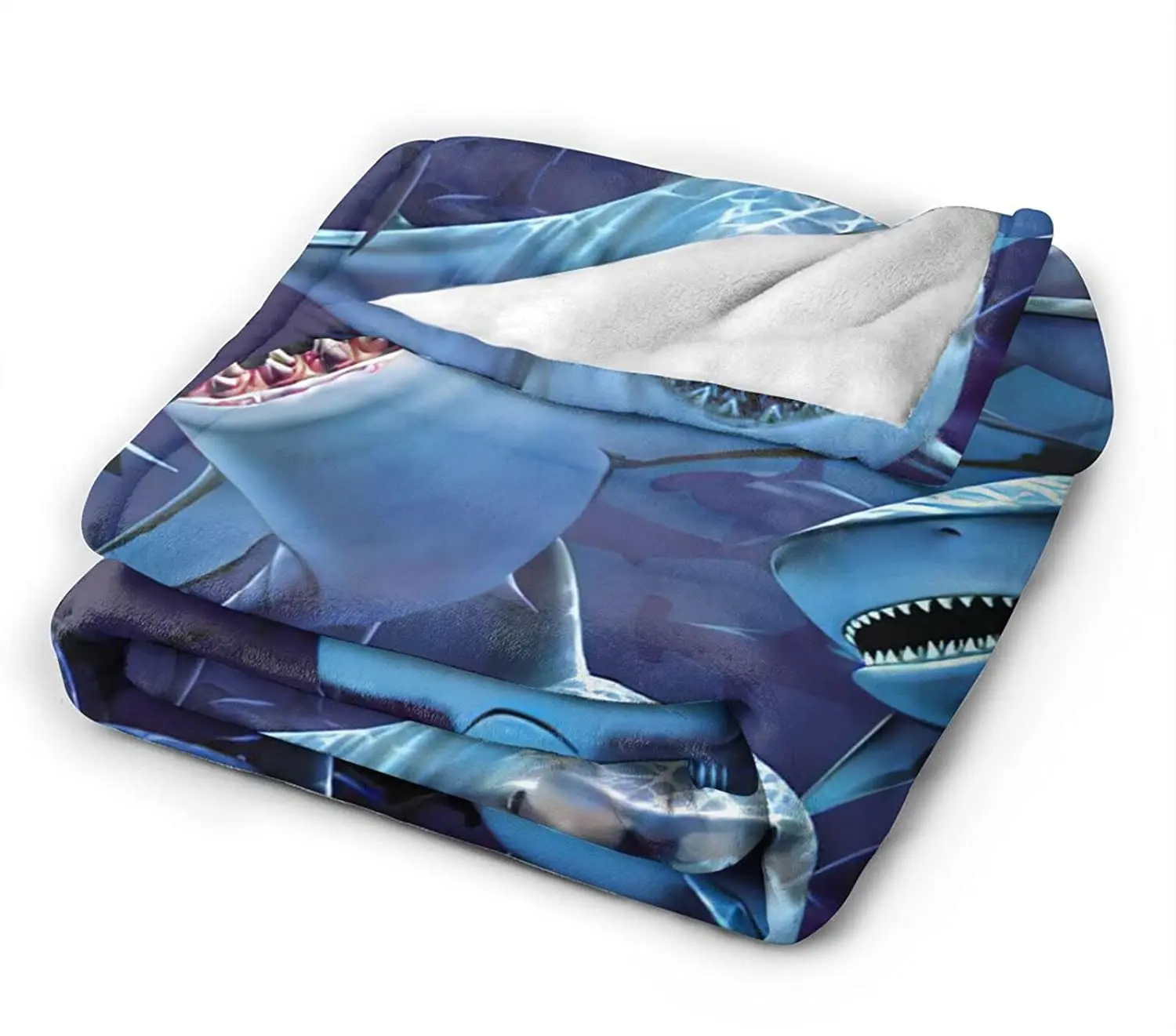 Blanket Shark Blankets Fleece Throw Blanket Ultra Soft Flannel Bed Blanket Warm Fuzzy Plush Blanket 50