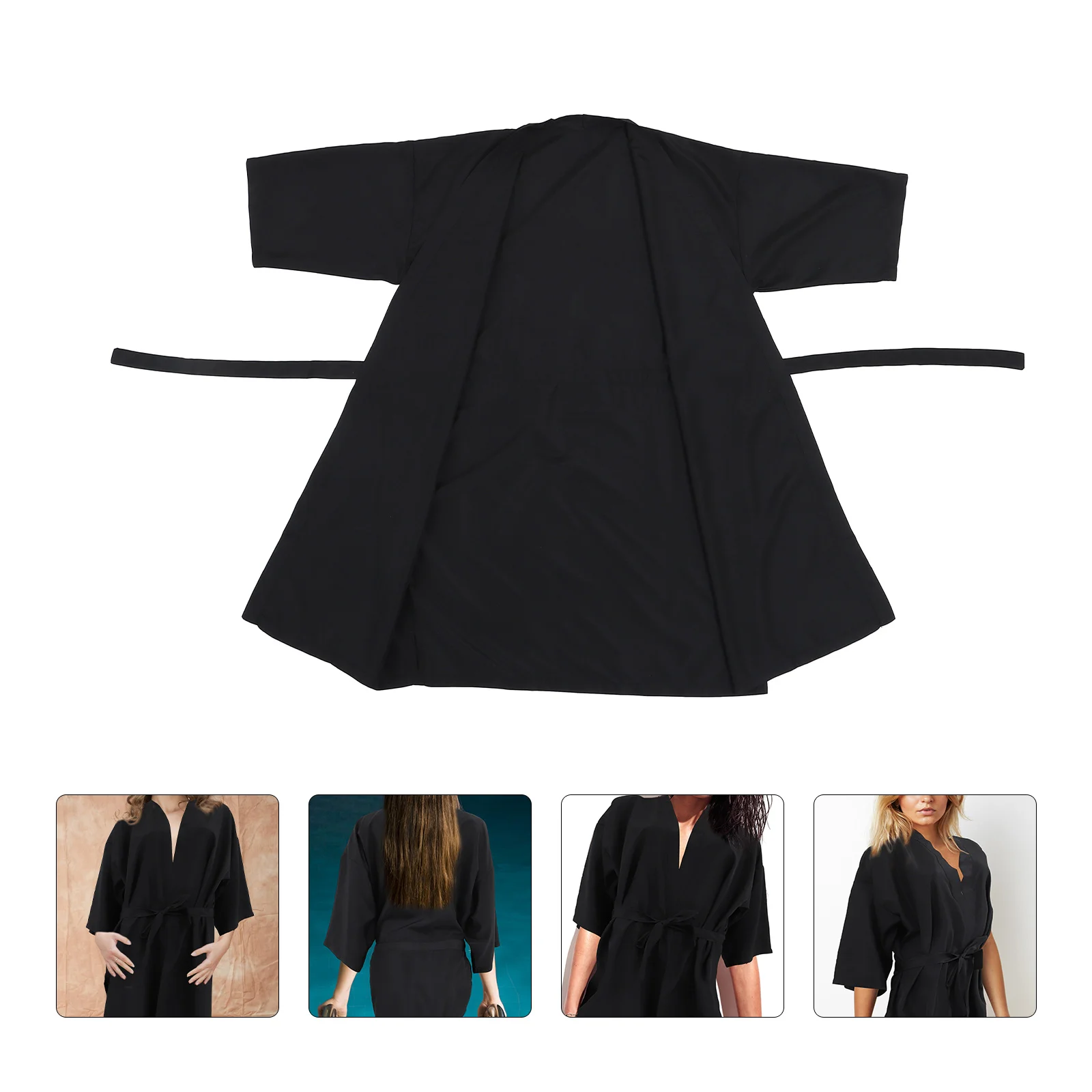 

Cape Barber Salon Gown Hairdressing Hair Client Haircut Bathrobe Apron Smock Hairdresser Cover Robe Clothes Guest Cut Color