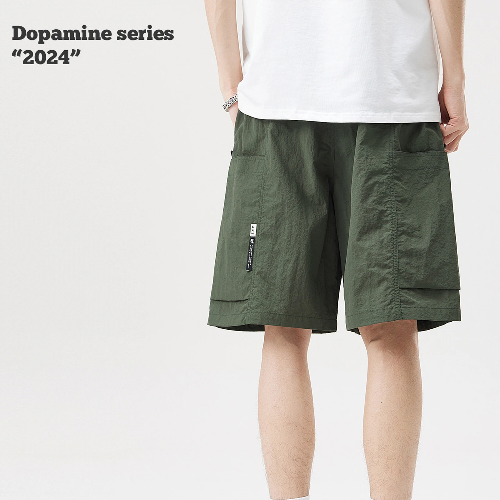 Shorts For Men Unisex High Street Summer New Slit Solid Cargo Pants Y2K Casual Fashion Trend Design High Quality Male Shorts