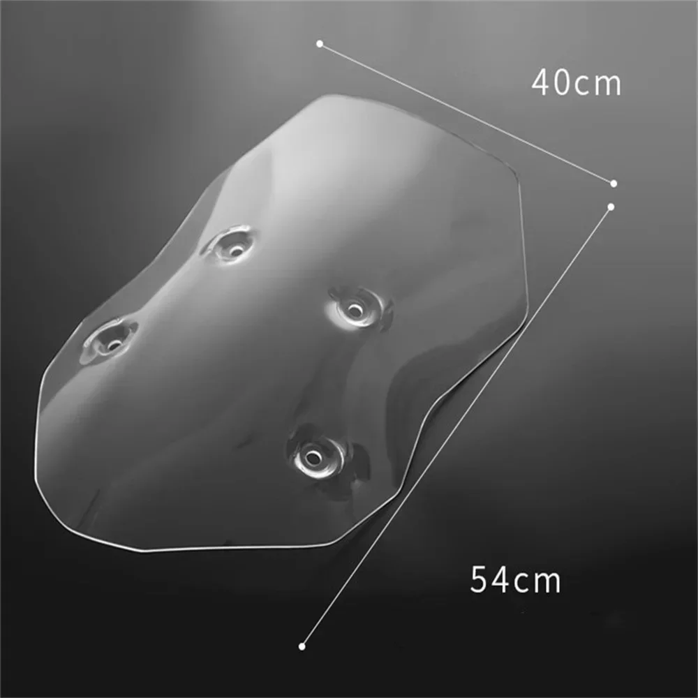 For CFMOTO 650MT windshield modification front windshield and high breastplate 650MT 650 MT 650 motorcycle windscreen