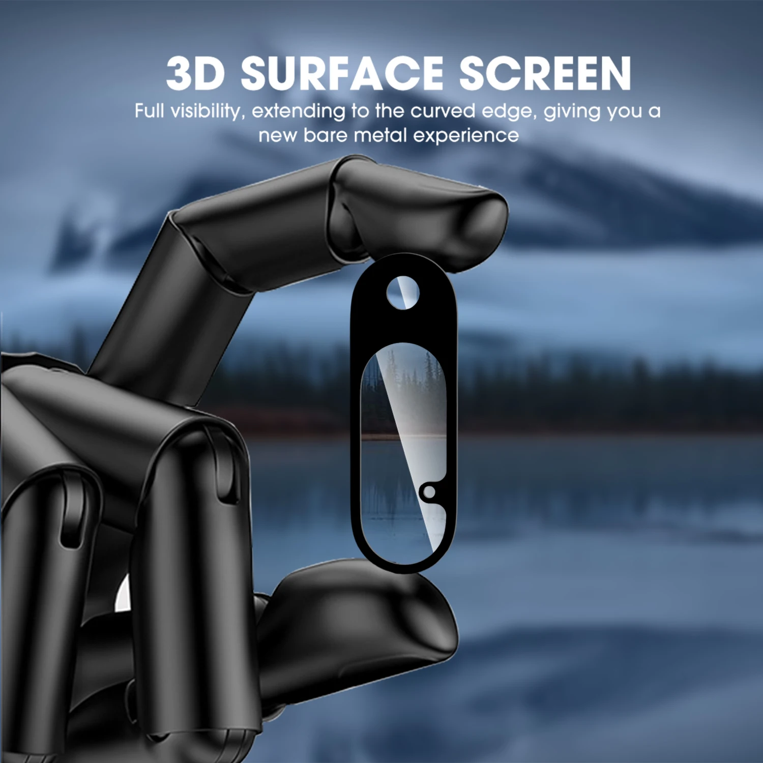 3D Curved Camera Lens Protectors - 9H Tempered Glass Cover Film, 1/3/5 Pack
