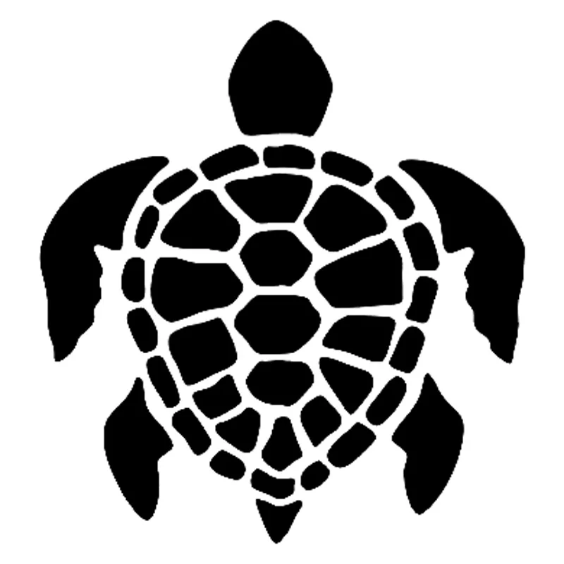 

Turtle Fashion Creative Decals High Quality Car Decoration Decals Personalized Pvc Waterproof Decals Black/white, 13cm*14cm