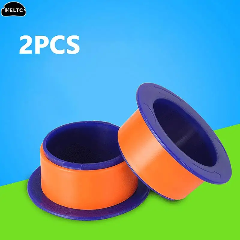 2 Pcs PP Stretch Film Handle Handheld Plastic Stretch Film Handle Hand Guard Anti-scratch Plastic Wrapper Winder Reusable plastic stretch film handle