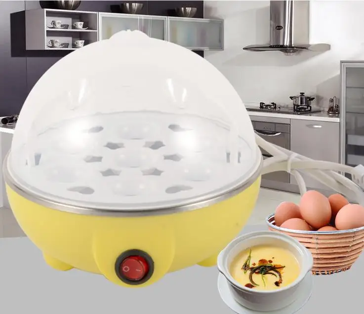 Description Picture 2 of itemRapid Heating Electric Egg Cooker 7 Eggs Capacity Boiler Steamer Pan Portable Kitchen Cooking Tools Utensil Cookware EU US