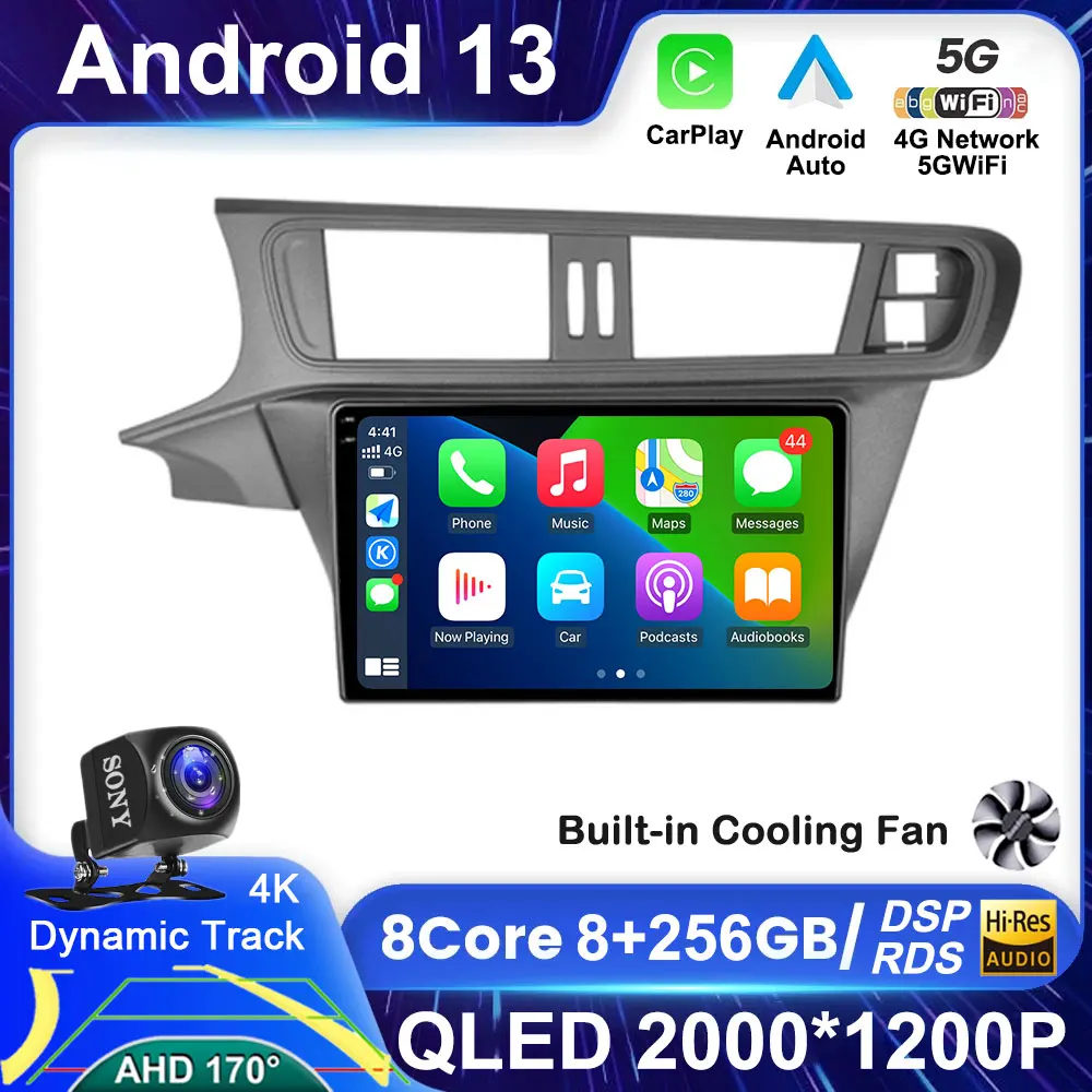 

Android 13 для Citroen C3-XR 2010 - 2015 Автомобильный мультимедийный видеоплеер стерео автонавигация GPS Радио No 2din 360 камера