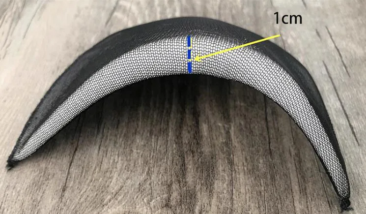 Description Picture 2 of item1pair 1cm Soft Good Ductility White Black Comfortable Sponge Shoulder Pad Sew Shirt Coat Sweater Decorate Supplies