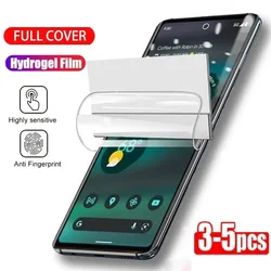 Hydrogel Screen Protector Film - 3 - 5 Pack Set - 5PCS (For Pixel 4A 5G)