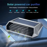 1 pièce, purificateur solaire, fonctionnement automatique, purificateur d'air avec capteur de vibration, peut améliorer manière significative de l'air à l'intérieur de la voiture i 1