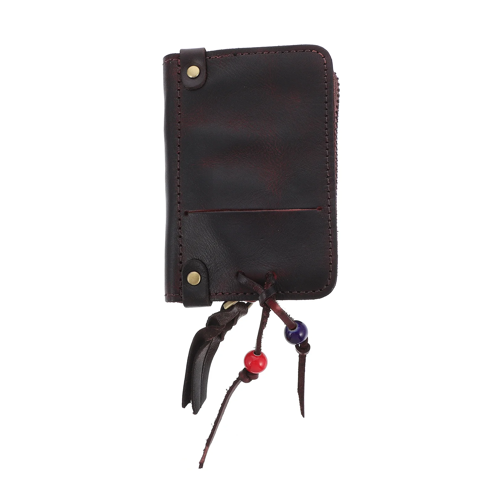 

Key Case Holder for Keys Wallet with Hook Driving Licence Pouch Washed