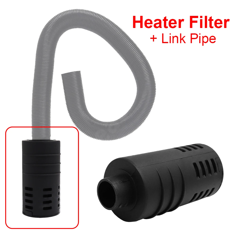 25mm 60cm Diesel Parking Heater Air Intake Filter Silencer Air Heater Duct Pipe For Webasto Dometic Eberspacher Yellow