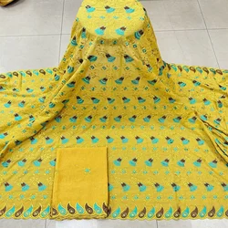 African Cotton Lace Fabric 2024 High Quality Swiss Voile Lace Fabric With Stones Nigeria Lace Fabrics For Wedding Dress Sew yc