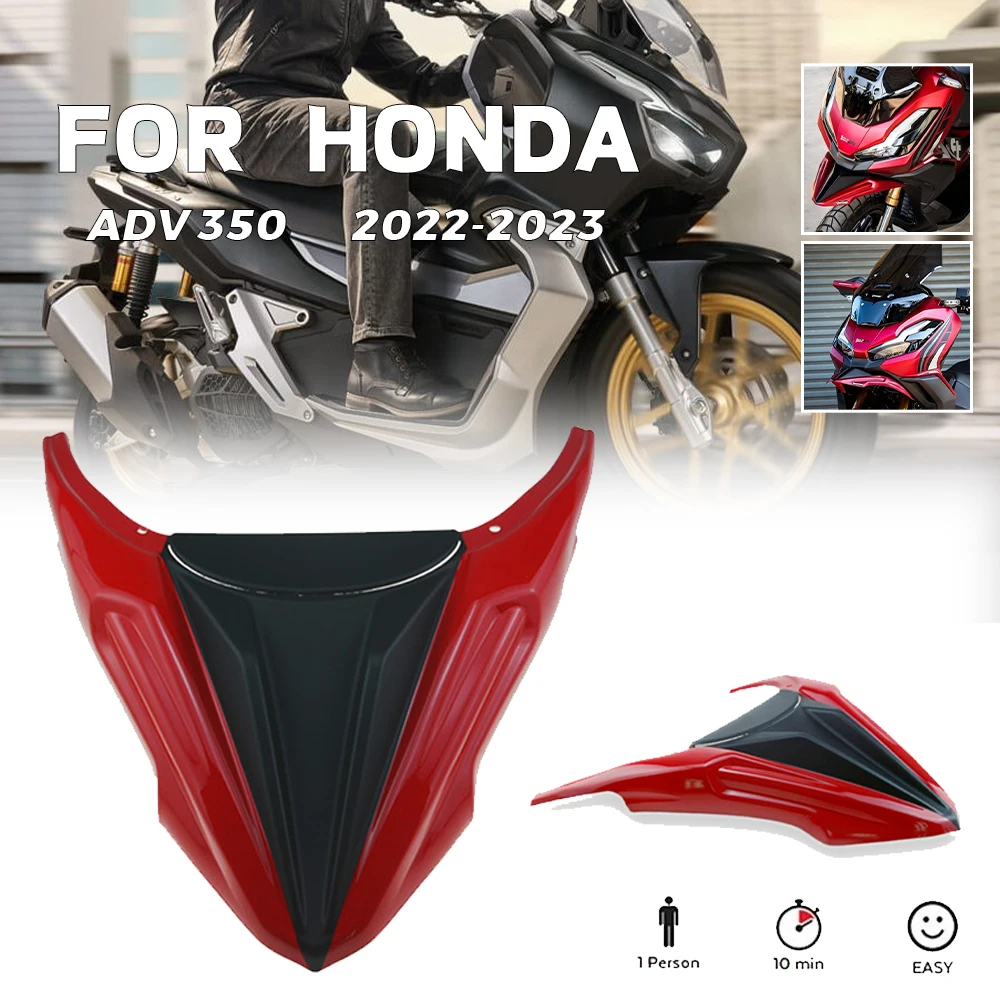 

MTKRACING For HONDA ADV350 ADV 350 ADV-350 2022-2023 Beak Nose Cone Extension Cover Front Wheel Fender Extender Cowl