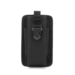 Enhanced Outdoor Portable Military Tactical Pouch with Screen Protector (Black)