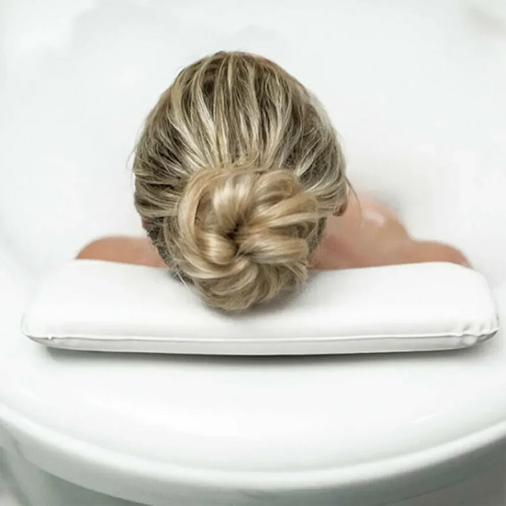 SPA Bath Pillow Non-slip Bathtub Headrest Soft Neck Back Waterproof Cushion