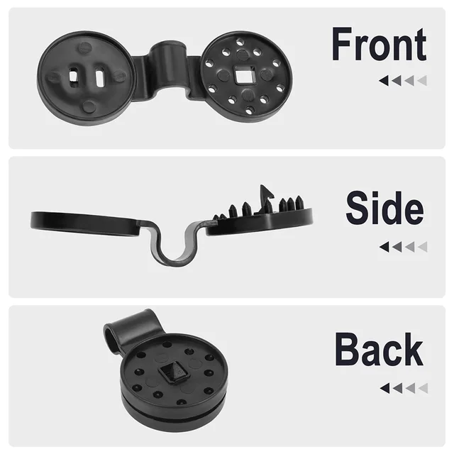 20/40 Db Napsütéses Nettó Klip Kerti Kerítés Telepítés Hook Üvegházhatású Film Napellenző Bilincs Kültéri Sátor Függő Szerszám - Image 5