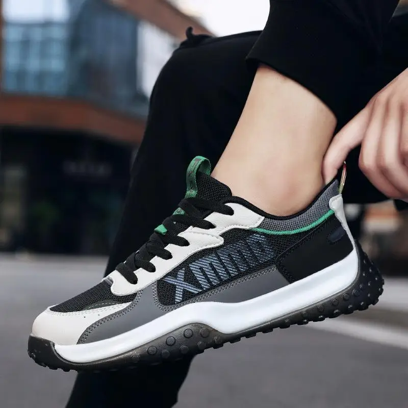 2022 new men's shoes Forrest Gump shoes breathable sports casual running shoes men's generous single shoes