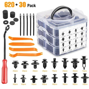 Mixed Size Car Retainer Clips Set 1