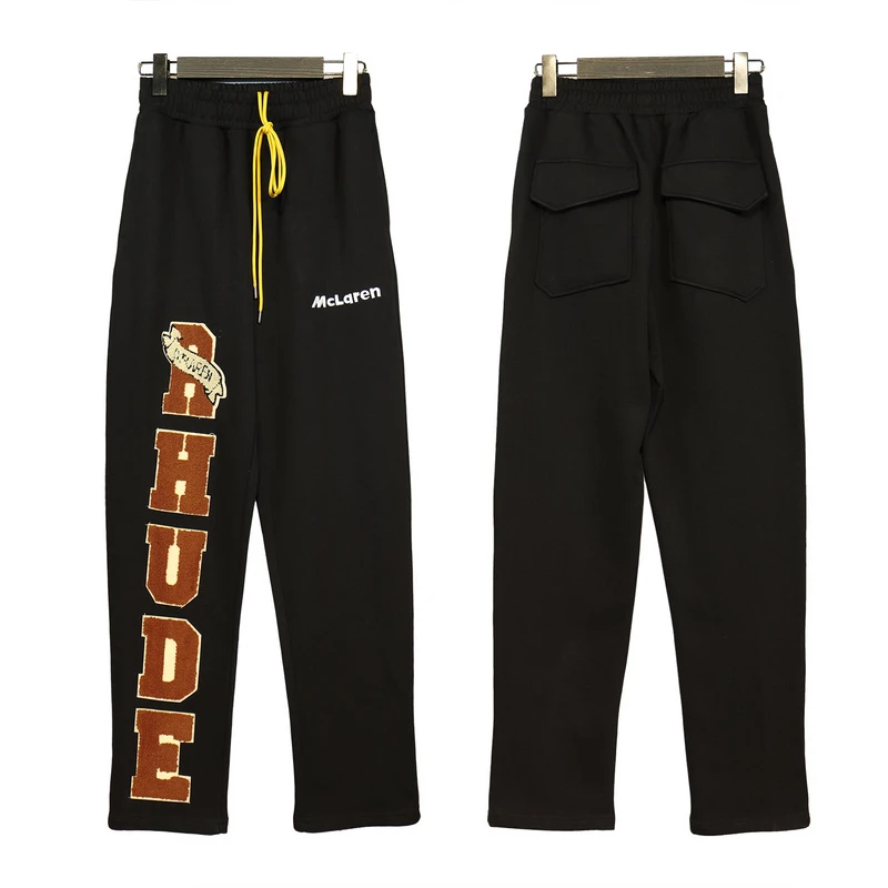 

Graffiti Rhude Sweatpants Men Women Harajuku Joggers Streetwear Best Quality Rhude Drawstring Jogger Trousers Pants