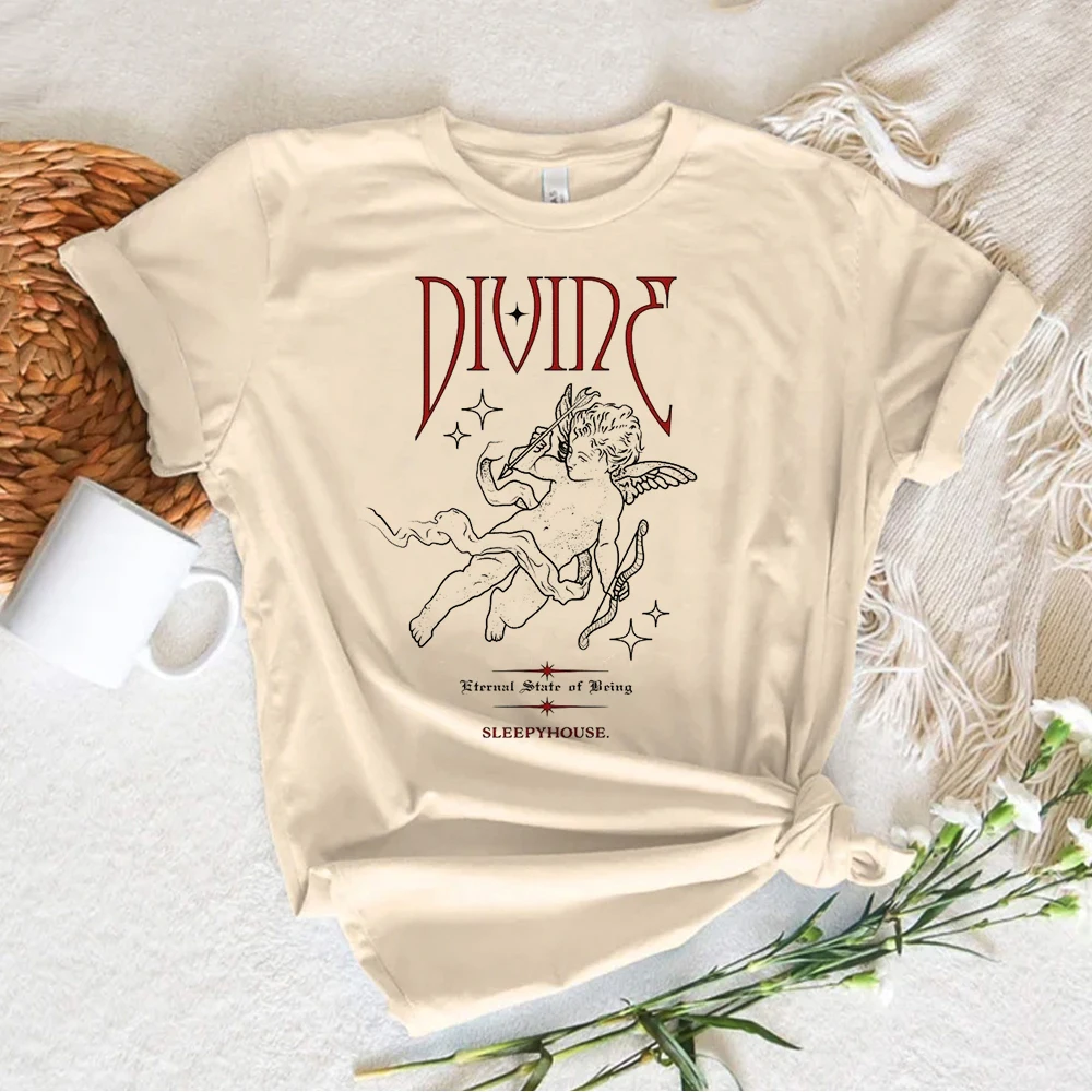 

Angle Funny t shirt women graphic tshirt girl graphic harajuku anime clothing