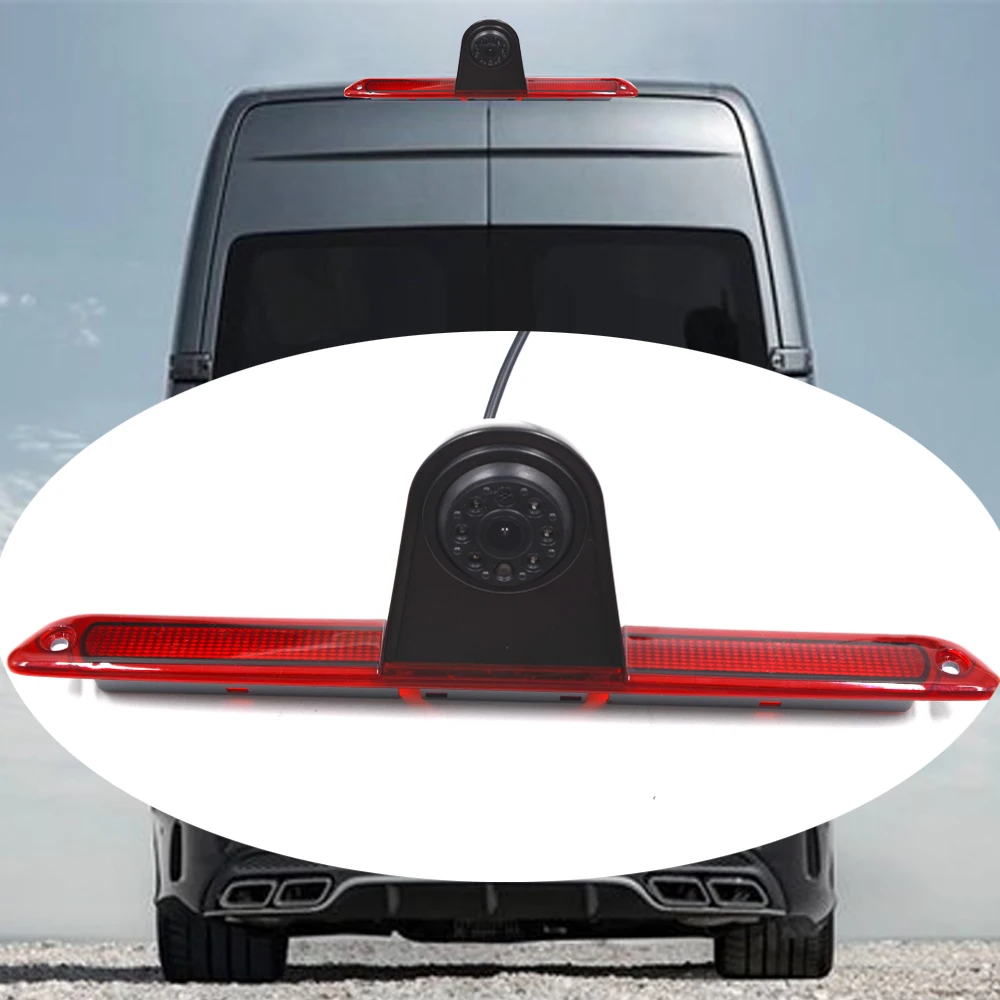 Ccd cvbs car rear view camera brake light parking for mercedes benz