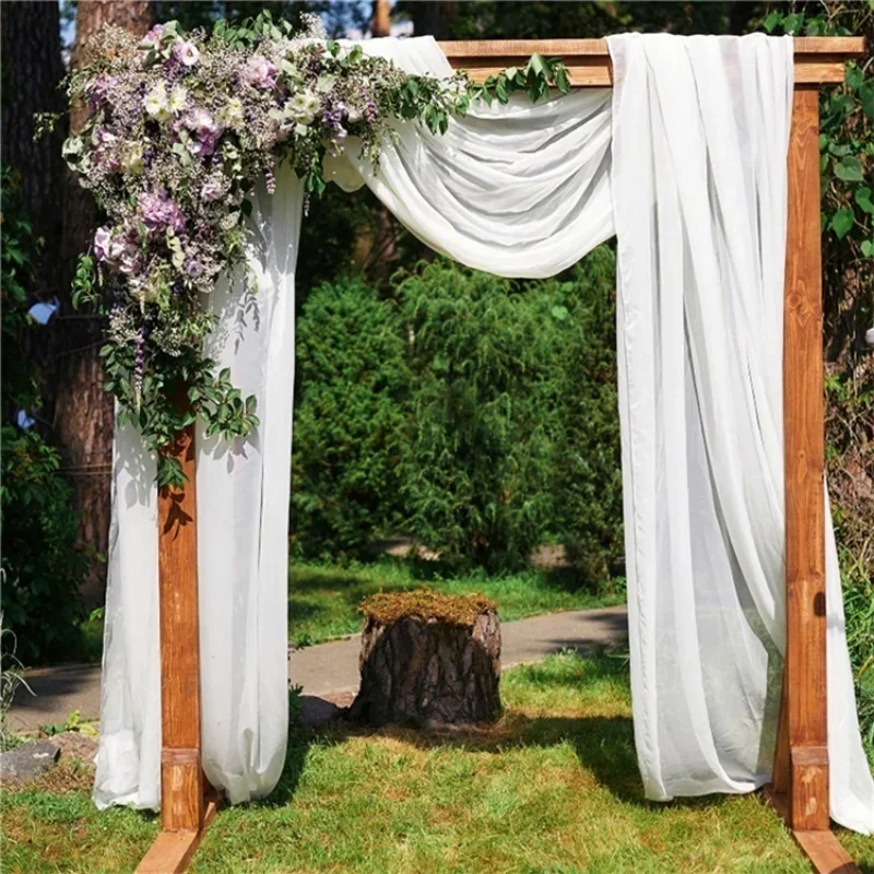 70*600cm Wedding Arch Drape Chiffon Fabric Draping Curtain Drapery wedding chiffon Draping Ceremony Reception Hanging Decoration