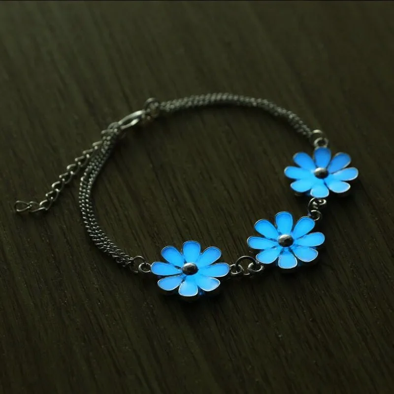 Luminous Glass Bracelet - Six-Colour Fluorescent Charm Jewelry for Teens  Adults