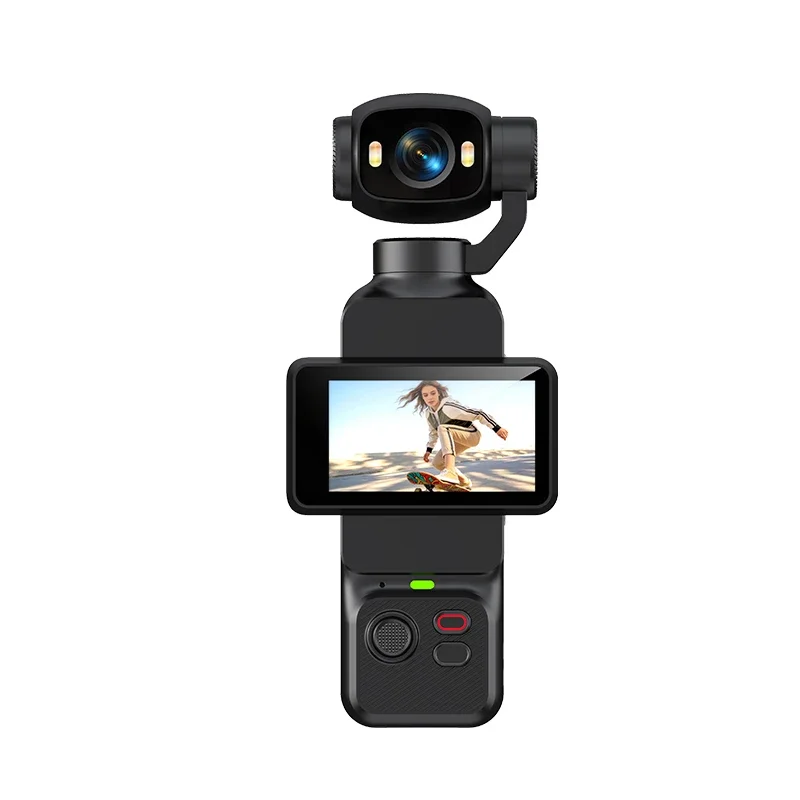핸드헬드 짐벌 액션 카메라 4K HD 180 °   회전식 렌즈, 흔들림 방지, 야..