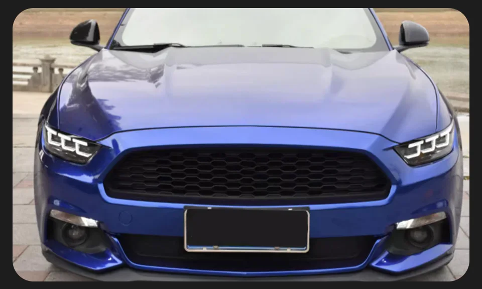 Car Lights for Ford Mustang LED Headlight 2015-2017 Mustang Head Lamp Drl Projector Lens Automotive Accessories