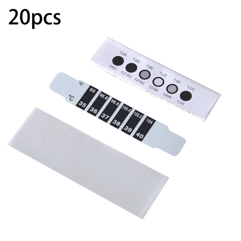 

Y1UB On Fever Stickers for Toddlers Baby Fever Tapes Fast Thermometer Strips